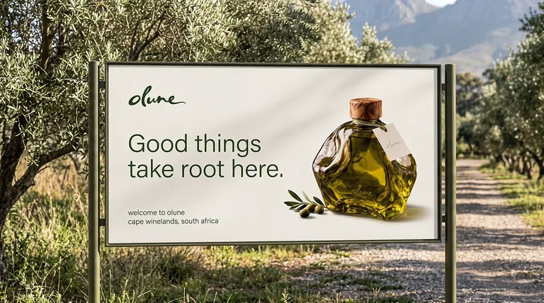 Olune good things take root here outdoor campaign
