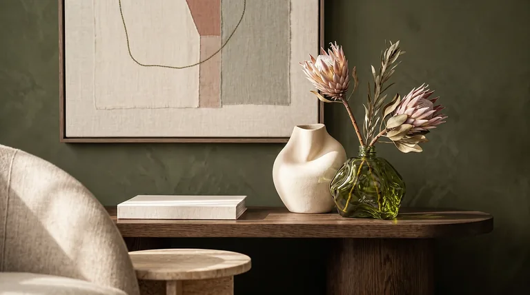Olune sculptural vessel as an object in an interior